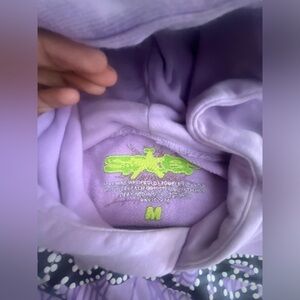 Sp5der açaí hoodie